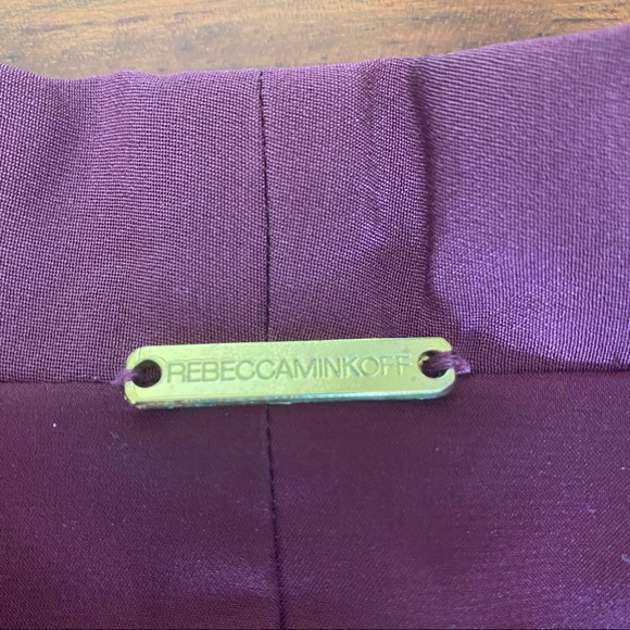 Rebecca Minkoff Silk Purple Blazer - Picture 3 of 6